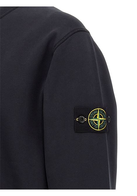 felpa 6100060 uomo nera STONE ISLAND | L1S15 6100060 S0051V0029